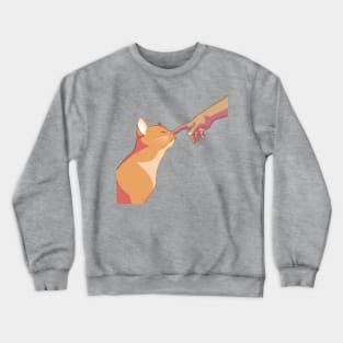 The Creation of Cat Crewneck Sweatshirt